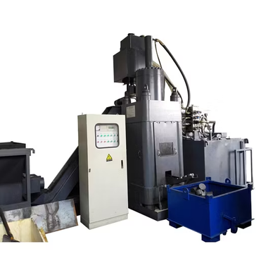 Automatic Hydraulic Metal Scrap Briquetting Machine (Aluminum, Steel Chips)